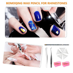 BOMOQING tweezer and pencil sharpener detail for fine adjustments and tip maintenance