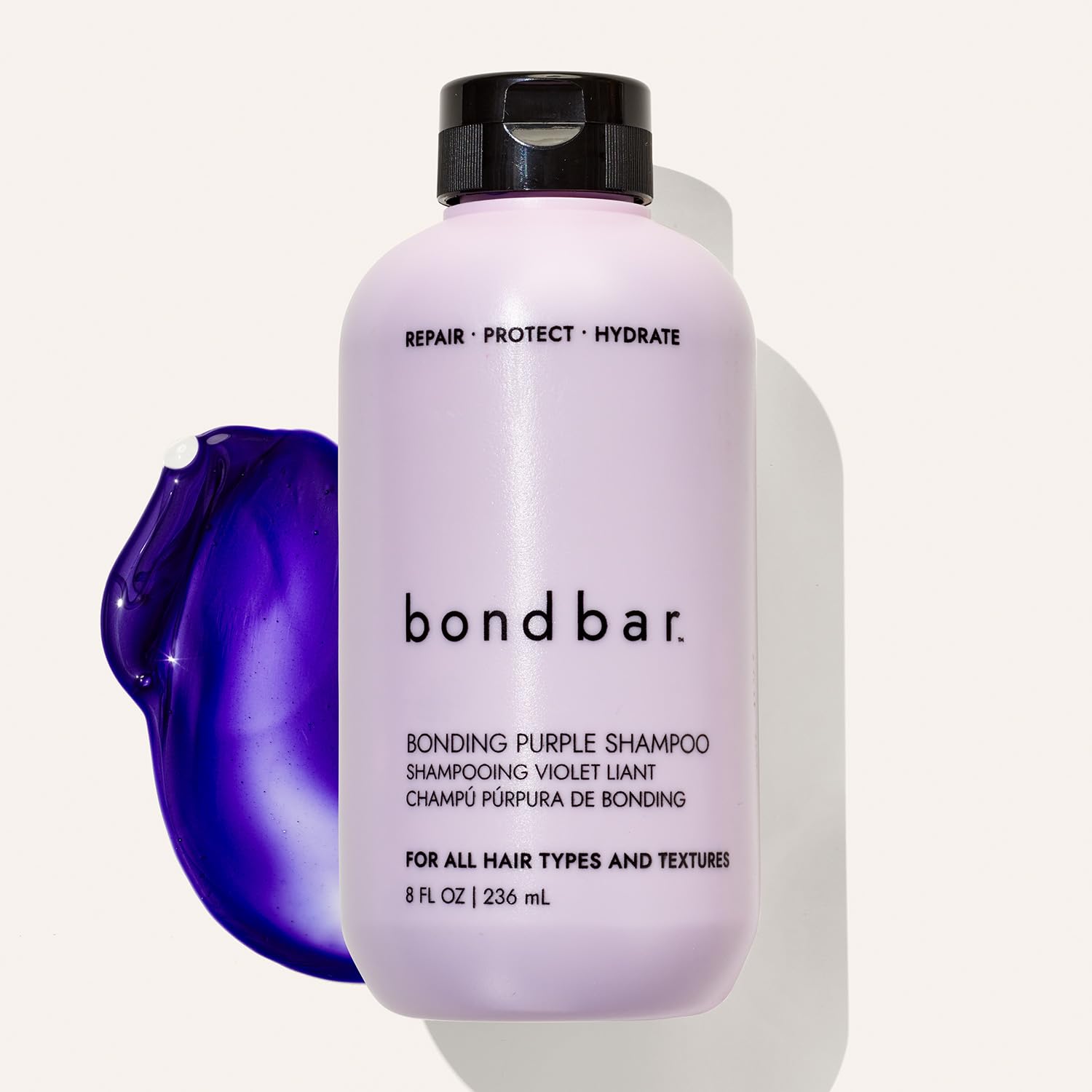 Bondbar before and after hair tone showing reduced brassiness