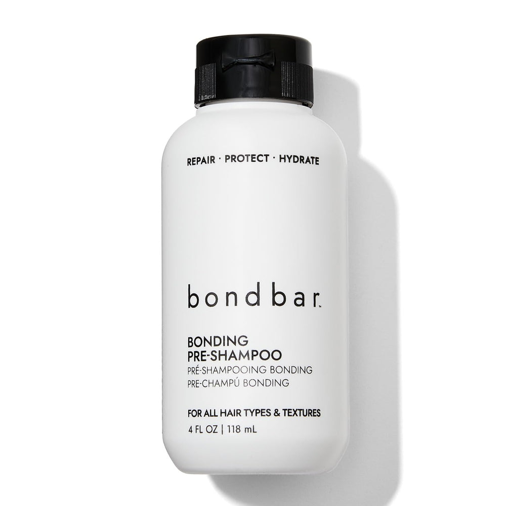 Bondbar front packaging showing bottle and brand, highlights vegan and repair benefits