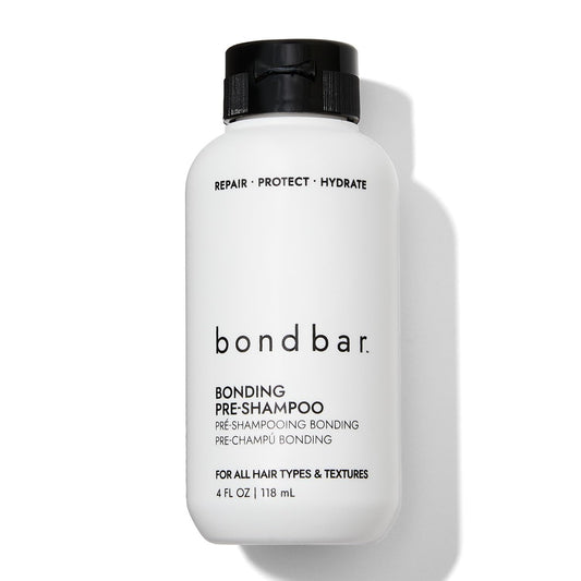 Bondbar front packaging showing bottle and brand, highlights vegan and repair benefits