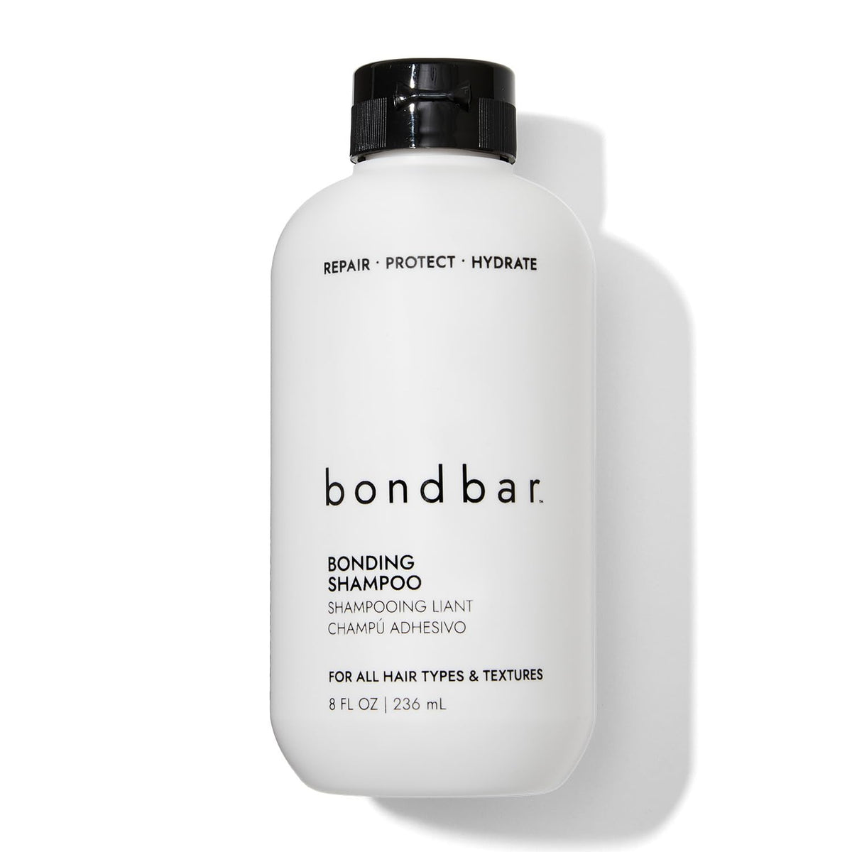 Bondbar front packaging shows repair benefits and 8 fl oz size