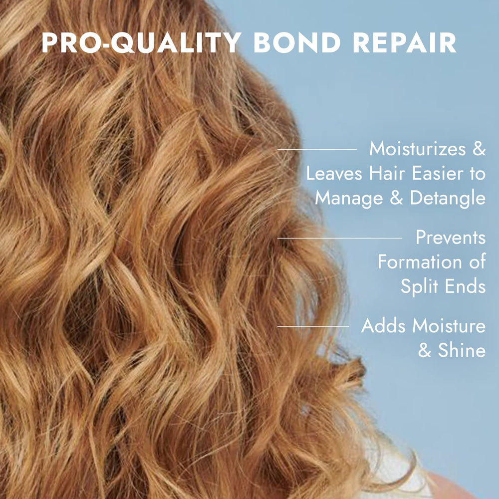 Bondbar conditioner being applied in shower demonstrating detangling ease