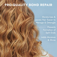 Bondbar conditioner being applied in shower demonstrating detangling ease