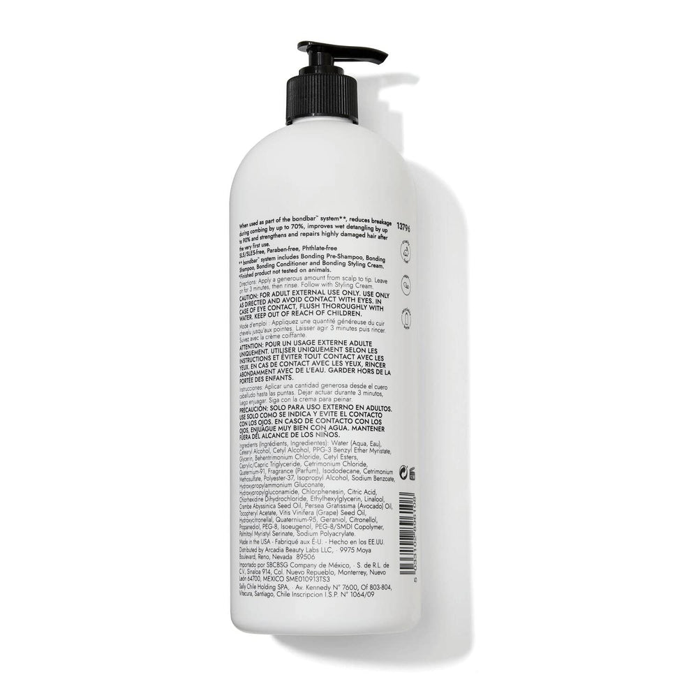 Bondbar conditioner texture on palm displaying creamy consistency and hydration