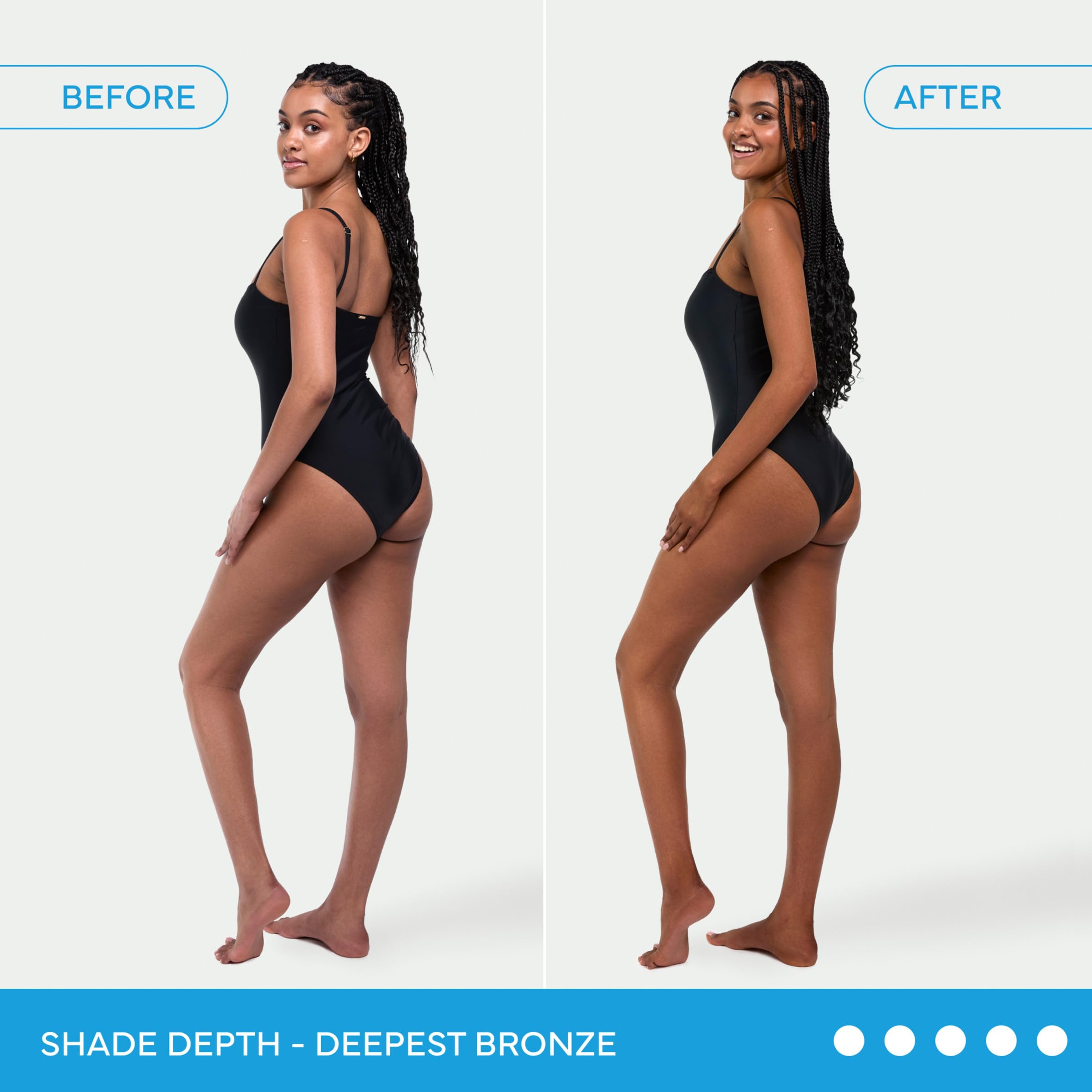Bondi Sands back label ingredients view highlighting hydration benefits