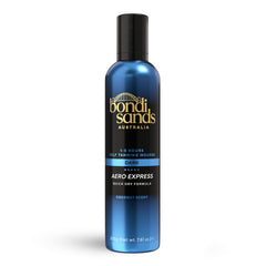 Bondi Sands front can showing product packaging and quick application benefit