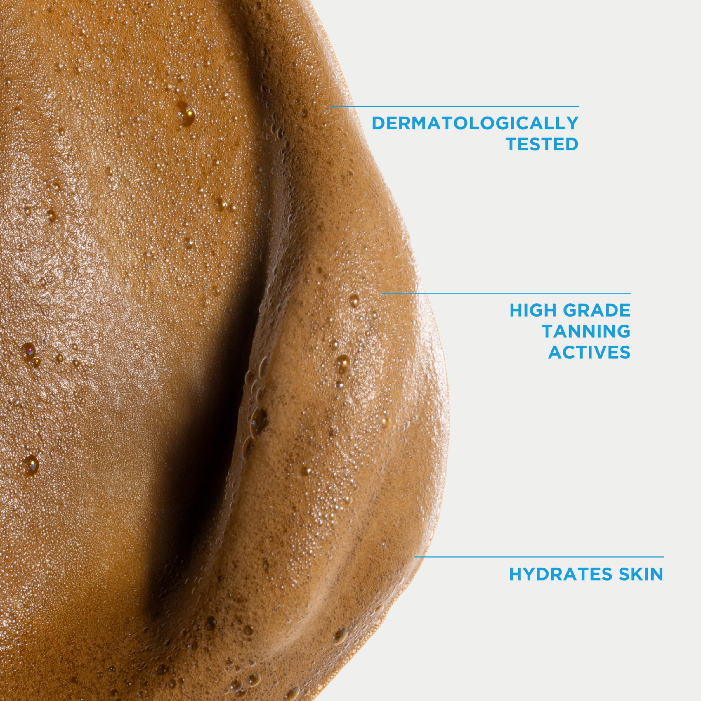 Bondi Sands mitt in hand demo protecting skin and preventing stained hands