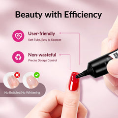BONITIVA remover dropper detail for targeted glue removal and gentle nail care