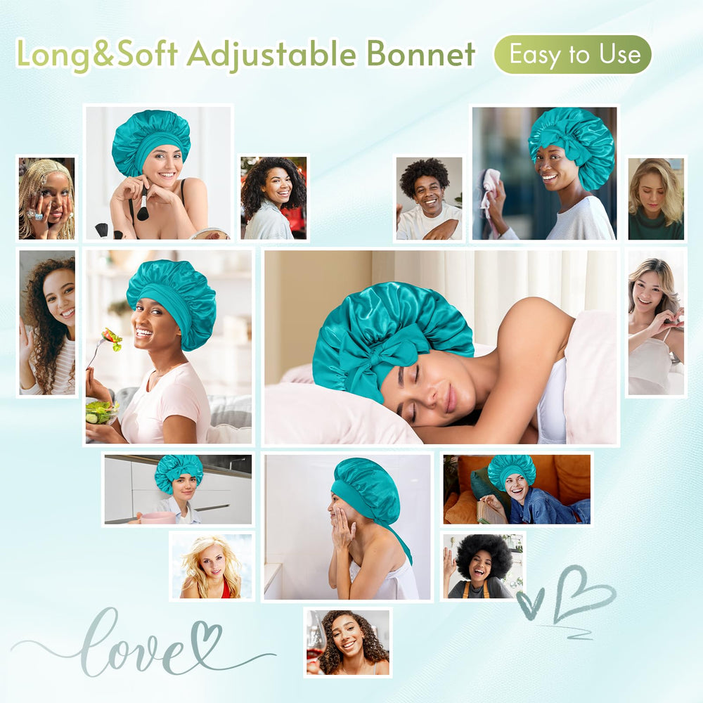 BONNET QUEEN fabric texture close-up highlighting smooth satin comfort