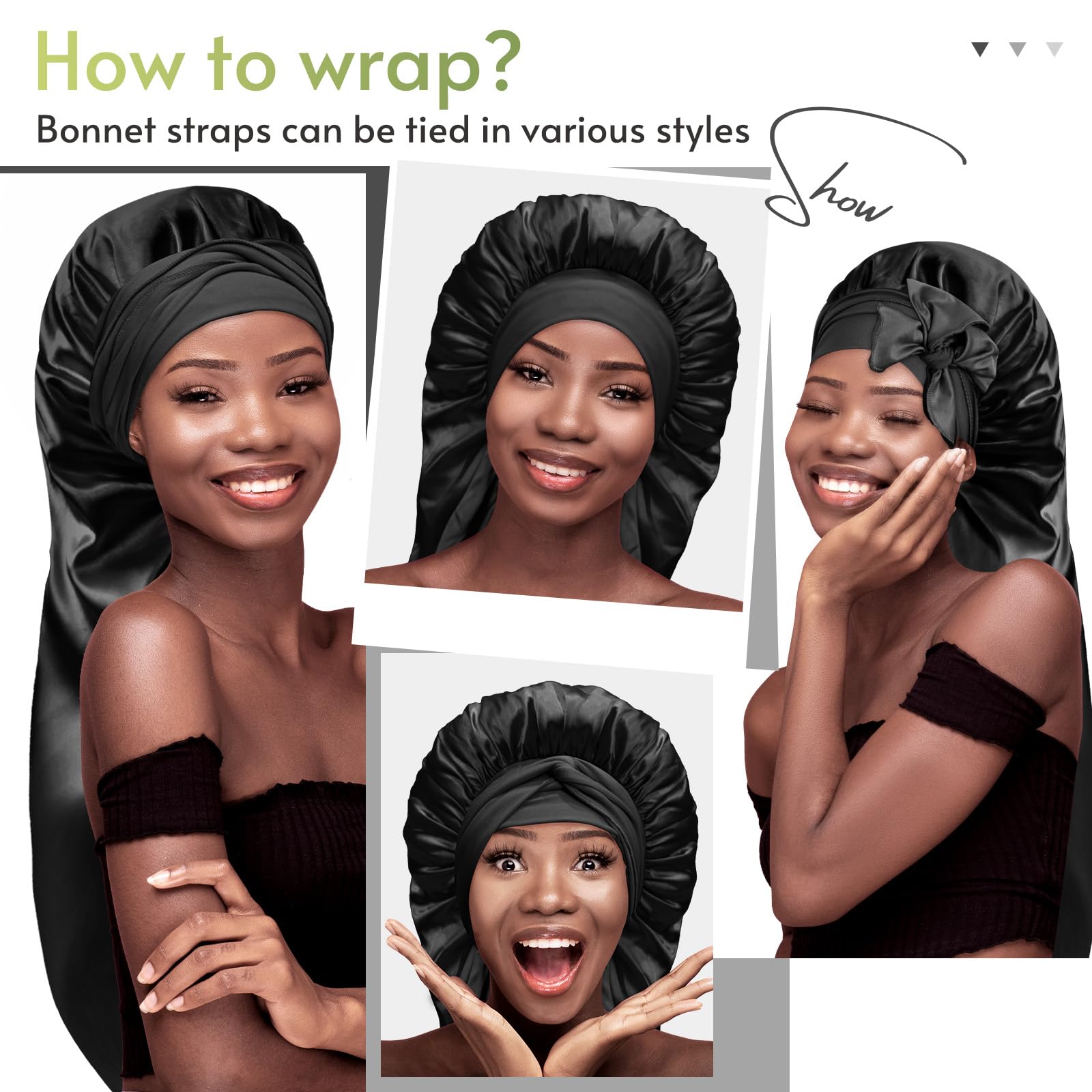 BONNET QUEEN full length bonnet laid flat showing roomy size