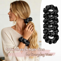 BONNET QUEEN holder display with scrunchies organized visibly for quick selection and storage