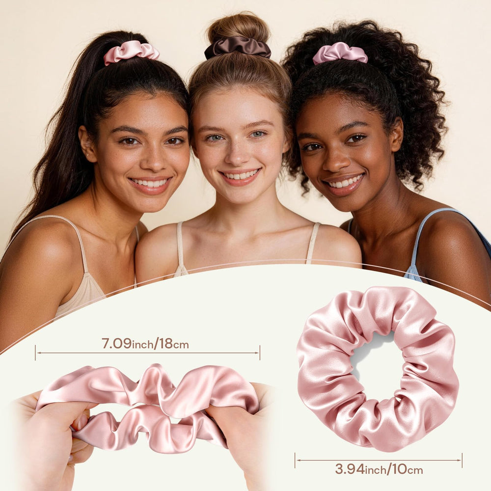 BONNET QUEEN scrunchie worn on wrist as accessory and convenient styling option