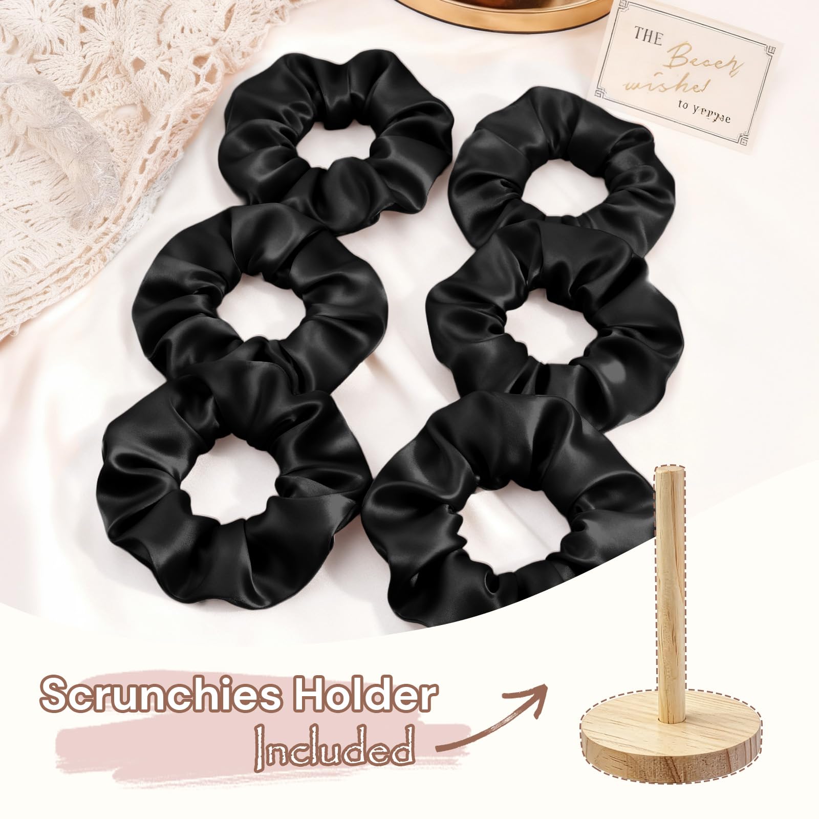 BONNET QUEEN satin texture close-up highlighting smooth fabric that reduces friction and frizz