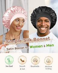 BONNET QUEEN wide elastic band detail demonstrating secure comfortable hold