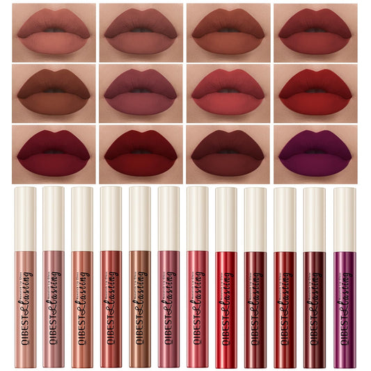 BONNIE CHOICE front packaging displaying 12 lipsticks and gift box with organized layout