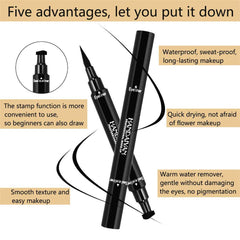 BONNIE CHOICE worn cat eye look showcasing long-lasting finish