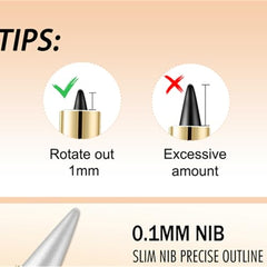 BONNIE CHOICE used as lip liner showing crisp defined lips benefit