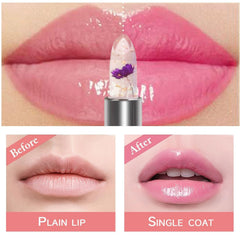 BONNIE CHOICE single tube close-up highlighting clear jelly finish and flower inside, attractive detail