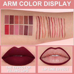 BONNIE CHOICE arm swatches illustrating true pigment payoff for shade selection