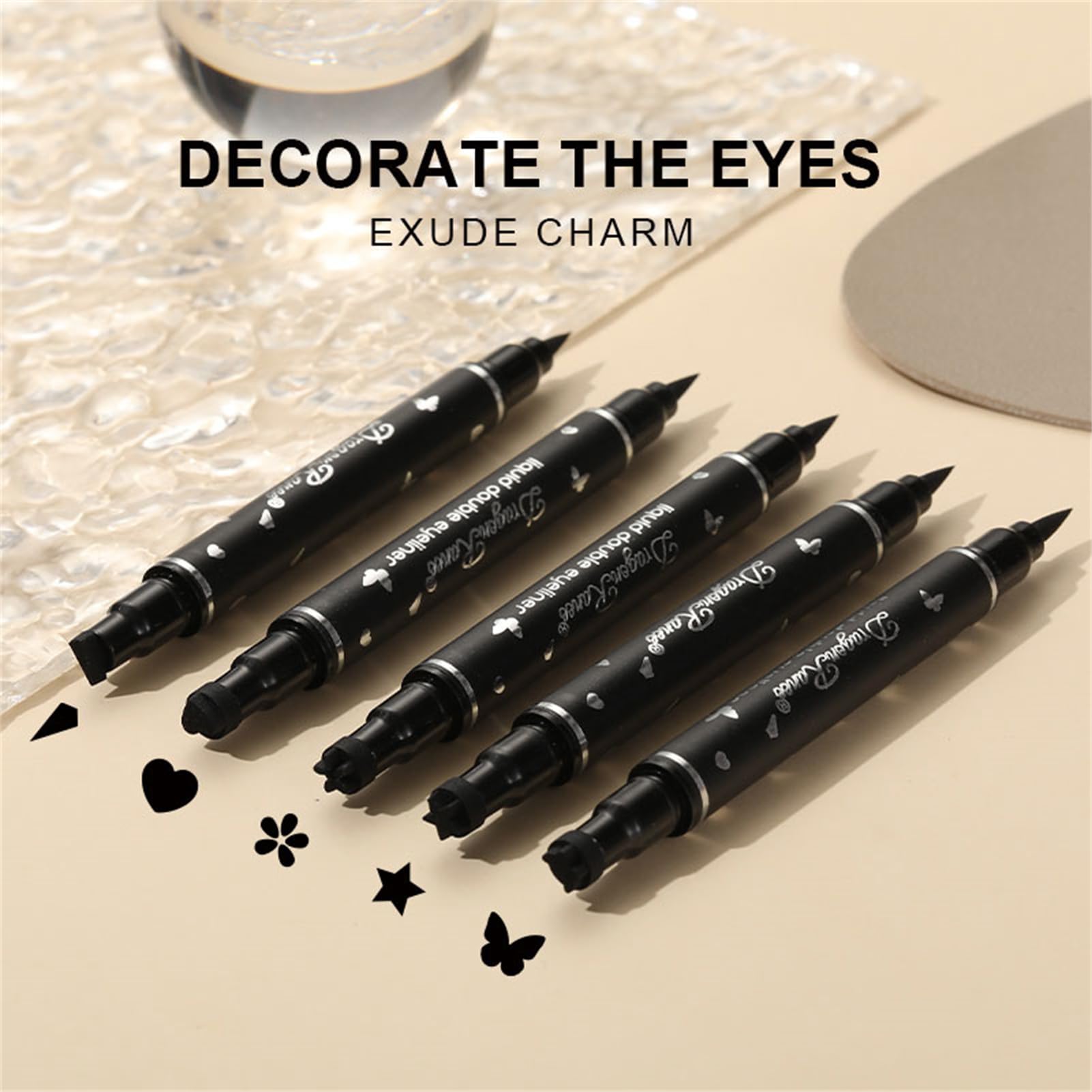 BONNIE CHOICE product beside a hand to show pen size and portability