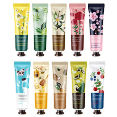 BONNIESTORE front packaging showing ten travel hand cream tubes for easy gifting