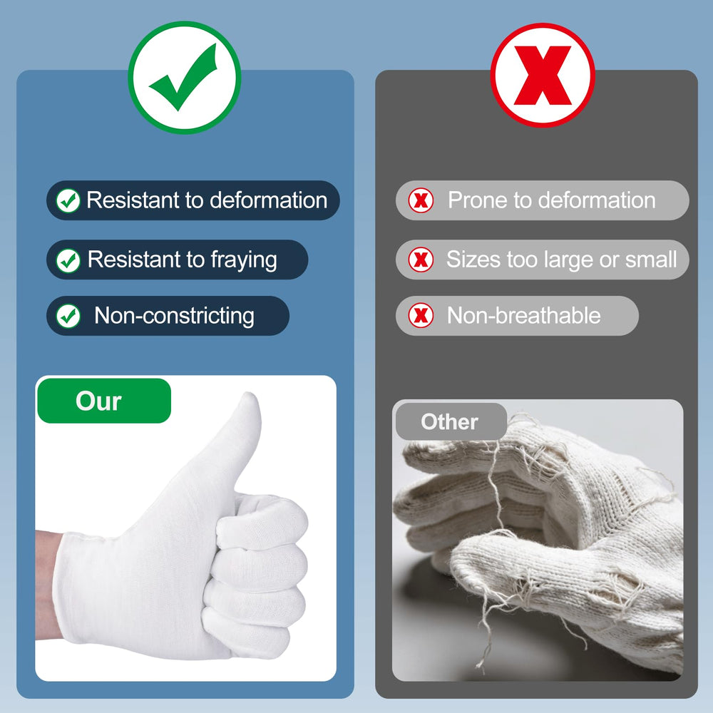 BONXAXK gloves handling jewelry, protects items and hands from oils