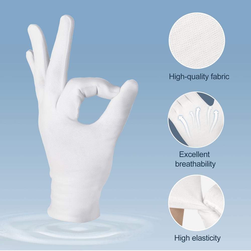 BONXAXK gloves next to a hand for scale, demonstrates snug fit