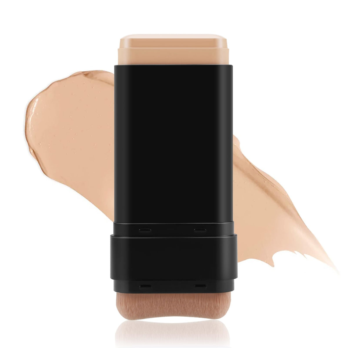 Boobeen foundation stick front packaging showing compact, travel-ready design and coverage benefit