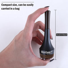 Boobeen pot next to coin size comparison for travel-friendly benefit