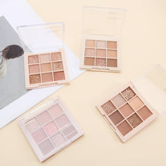 Boobeen palette held in hand showing size and portability for on-the-go touchups