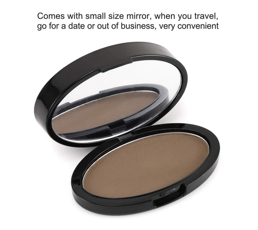 Boobeen stamp close-up highlighting press design for quick natural brows