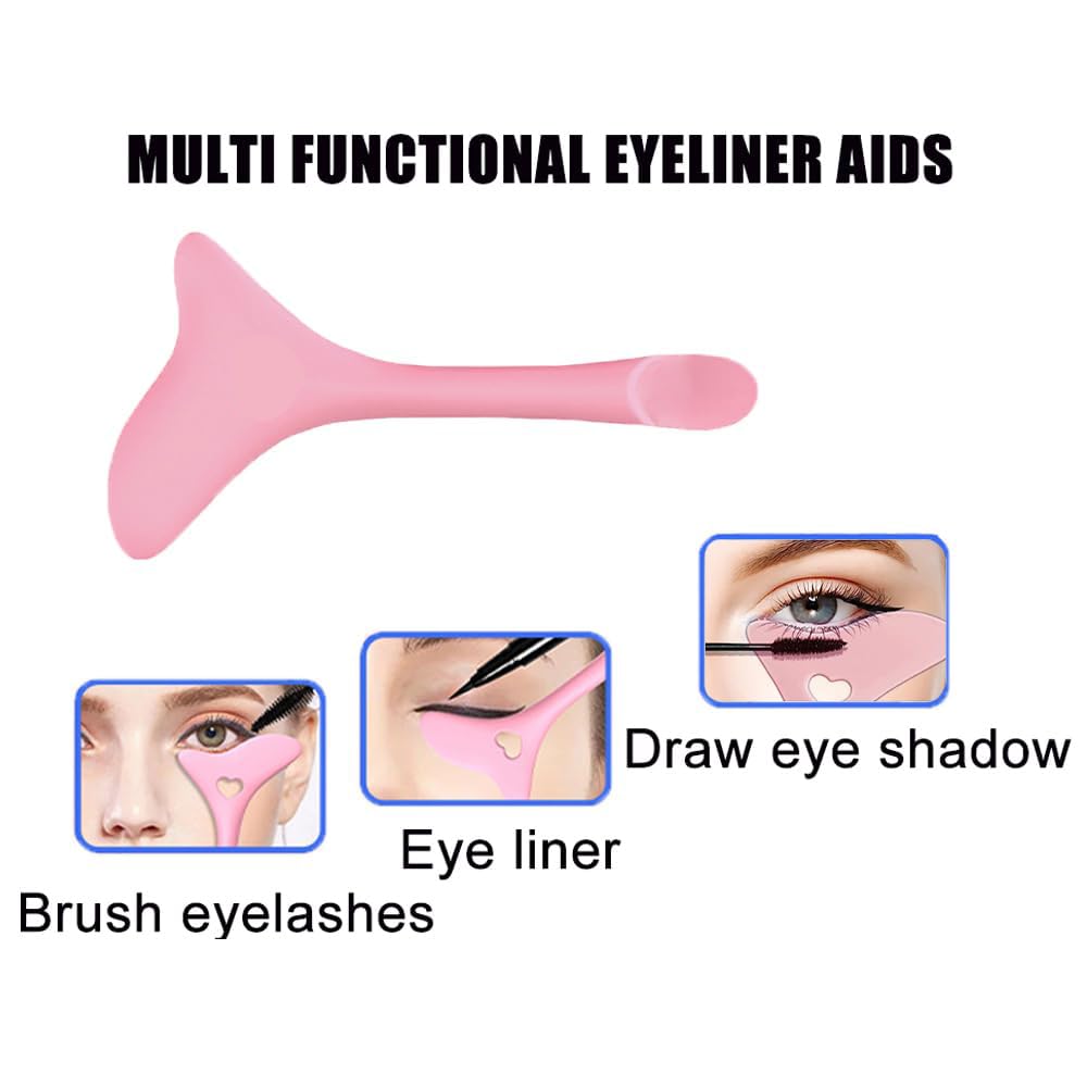 Booge silicone eyeshadow baffle containing pigment for neat blending