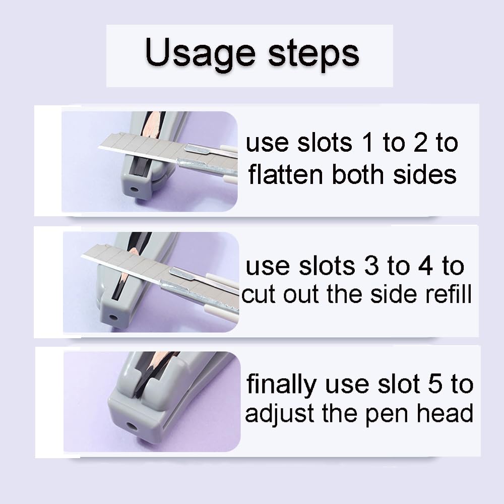Booge sharpener beside makeup bag showing easy portability and quick touch-up benefit