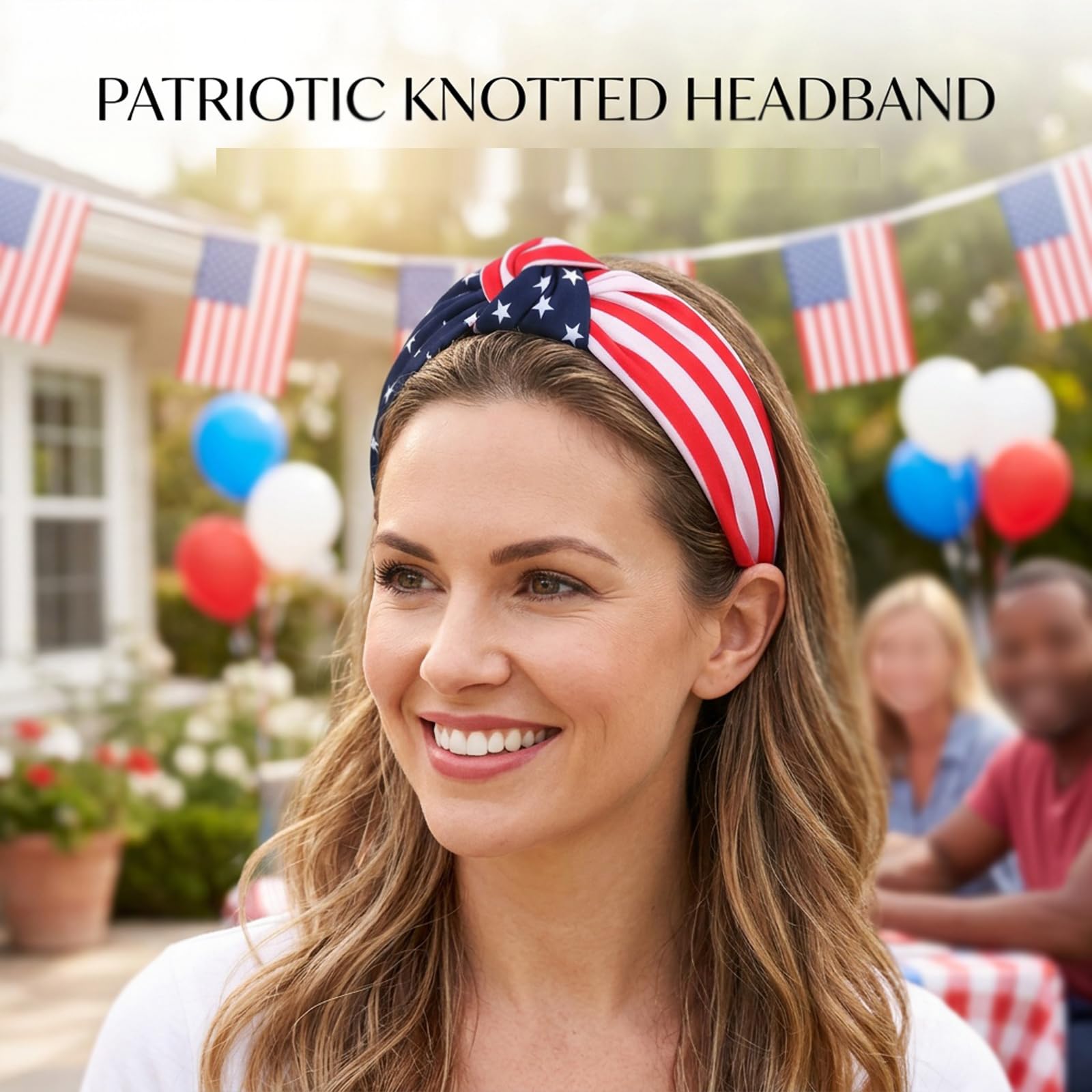 Bookay side profile headband demonstrating secure fit and gentle hold