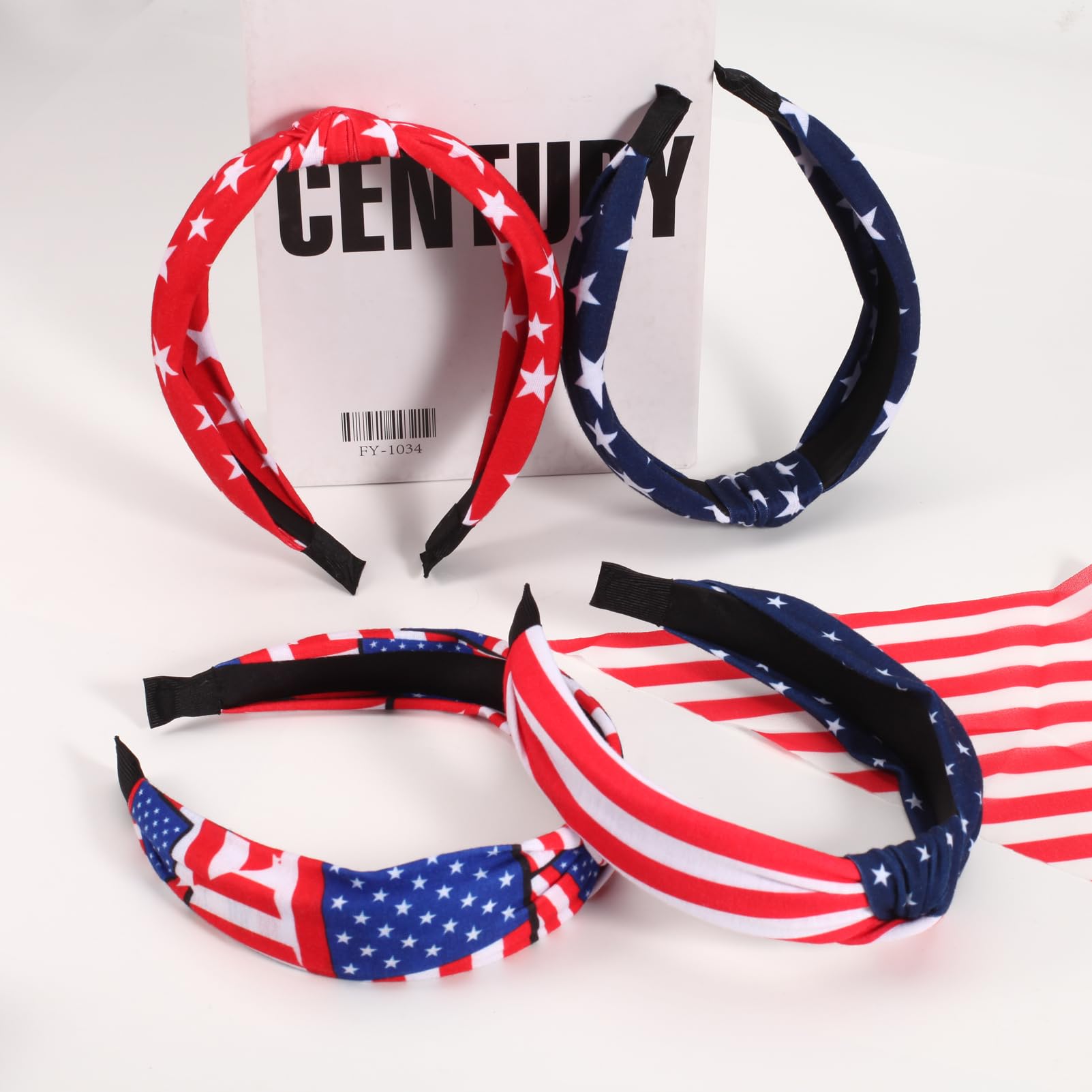 Bookay headband worn with ponytail demonstrating secure hold