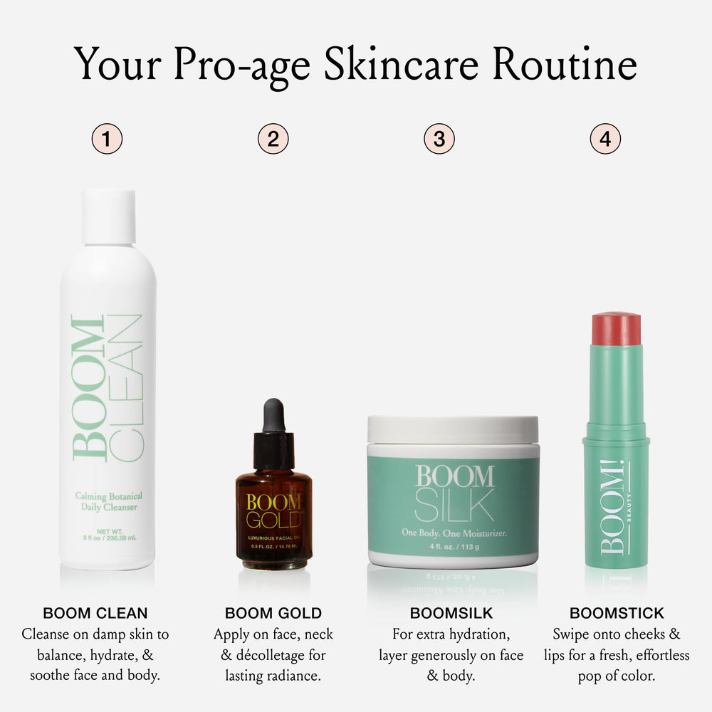 BOOM! by Cindy Joseph beeswax and honey ingredients showing natural protection