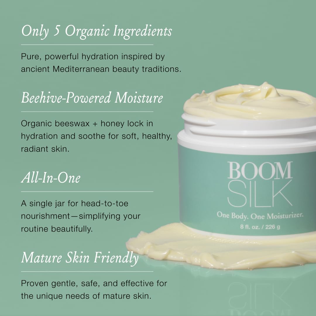 BOOM! by Cindy Joseph open jar texture demonstrating rich, creamy hydration