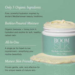 BOOM! by Cindy Joseph open jar texture demonstrating rich, creamy hydration