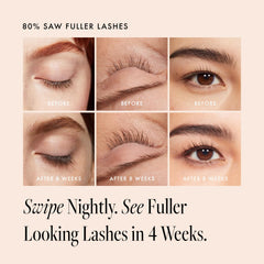 Borboleta precision brush detail for accurate nightly lash application