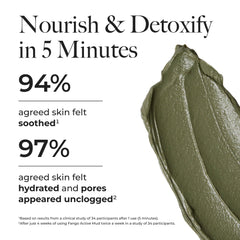 Borghese jar open showing creamy mud texture and easy scoop application