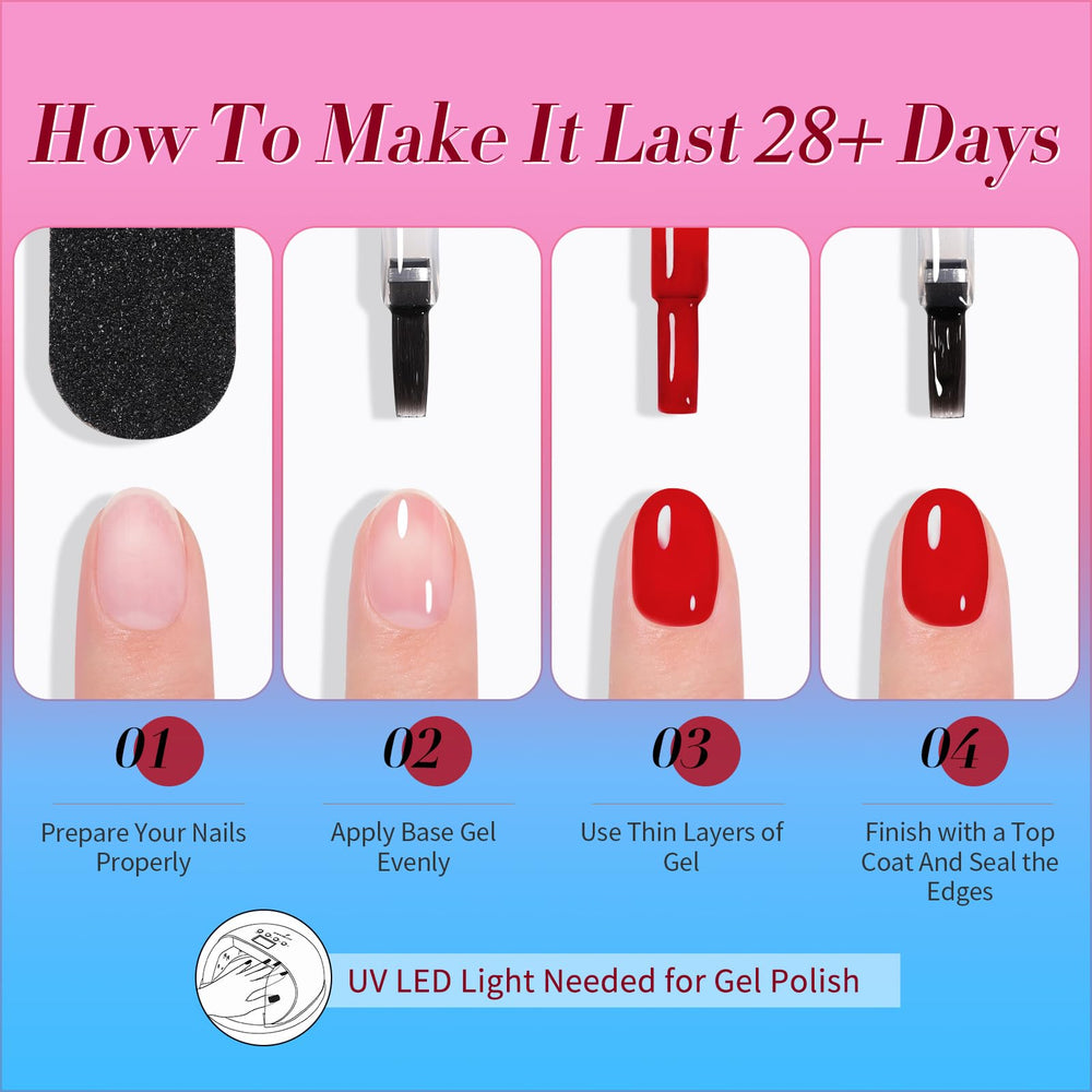 Born Pretty finished nails after three coats showing saturated neon color and glossy shine benefit