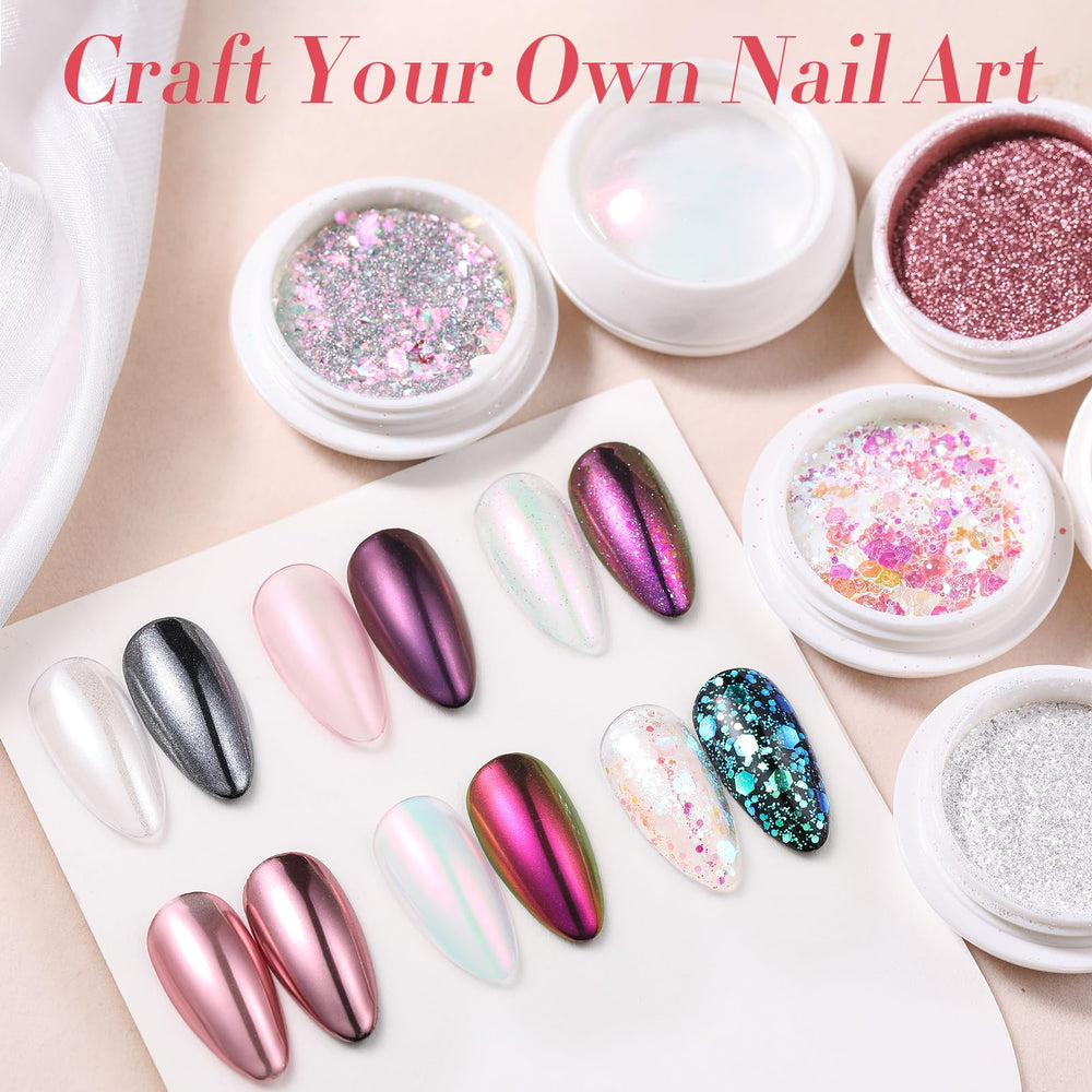 Born Pretty application on acrylic nail illustrating easy professional-looking results