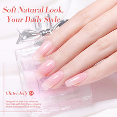 BORN PRETTY gel applied on nails in lifestyle scene showing salon-quality finish benefit