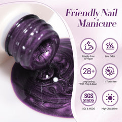 Born Pretty at-home manicure scene showing professional-looking results