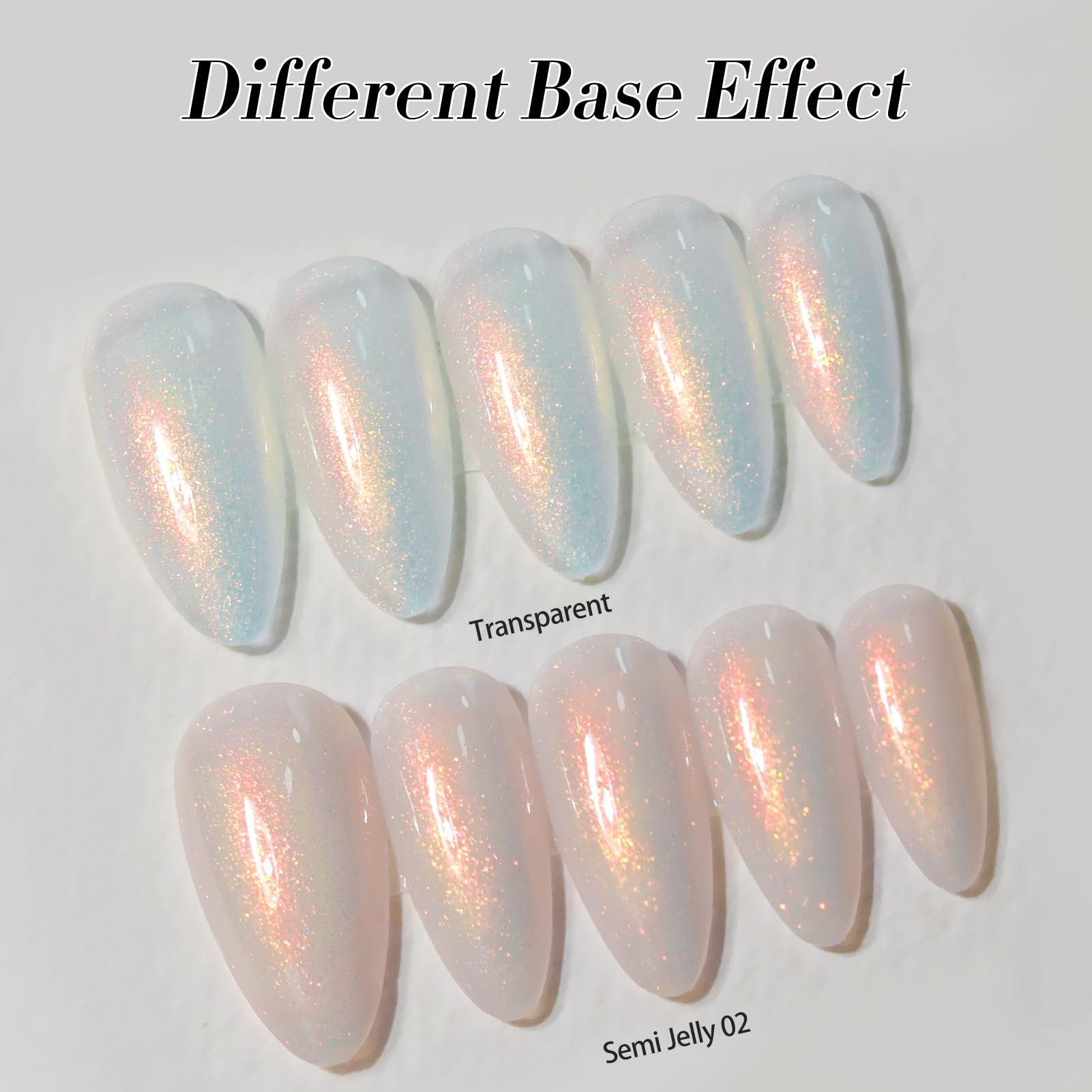 Born Pretty close-up of nano pigments demonstrating three-dimensional sparkle