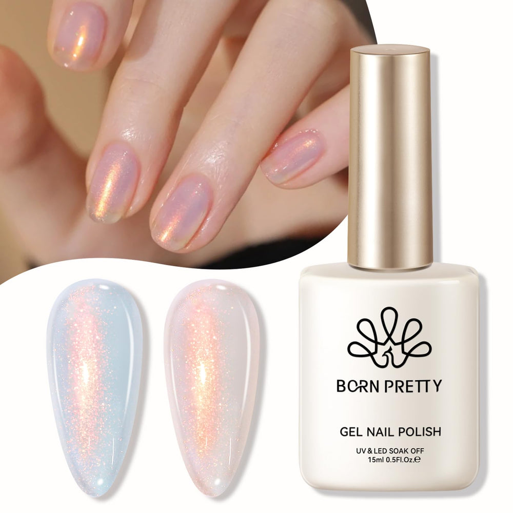 Born Pretty 15ml bottle beside ruler for size reference and travel-friendly