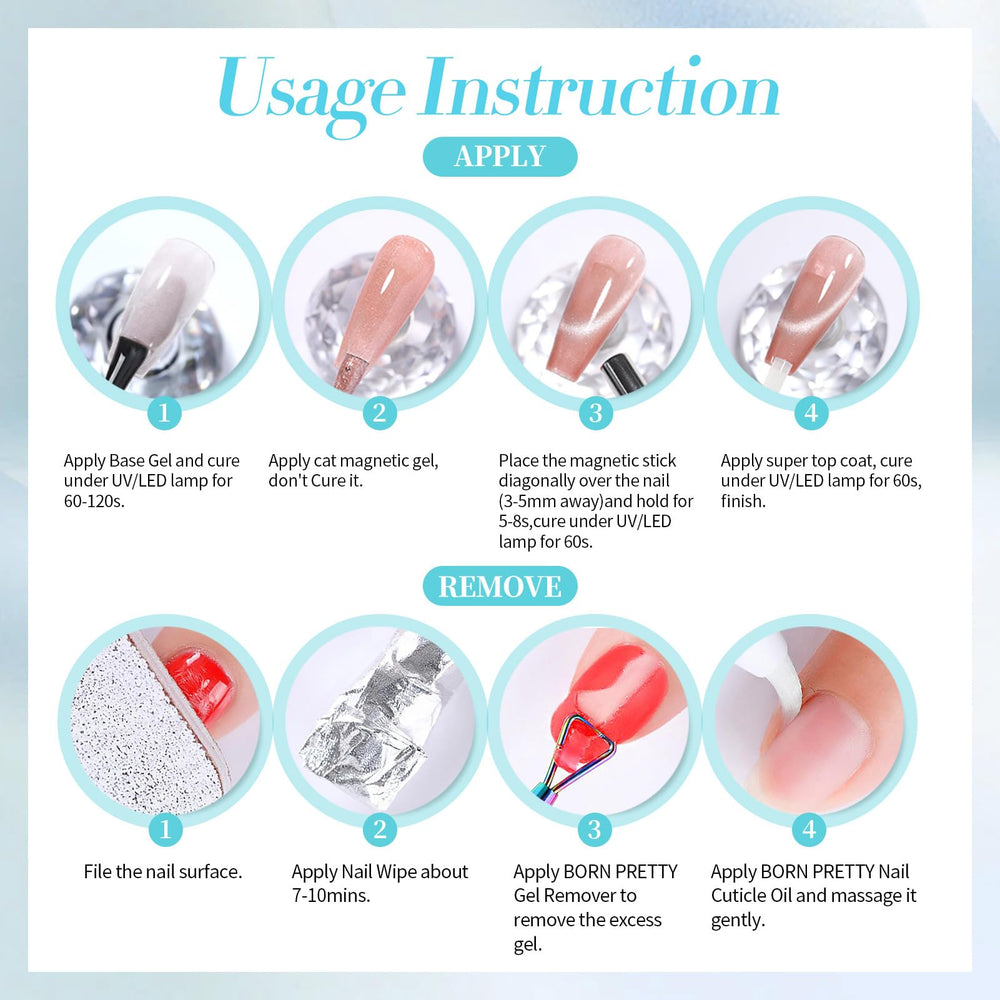 Born Pretty finished manicure in lifestyle setting highlighting long-lasting shine