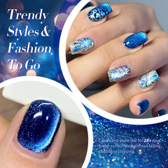 BORN PRETTY demo with magnet creating a cat-eye stripe for design control