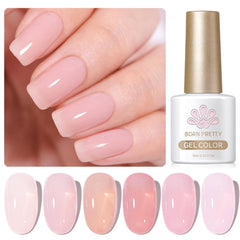 Born Pretty bottle close-up with brush visible for precise application benefit
