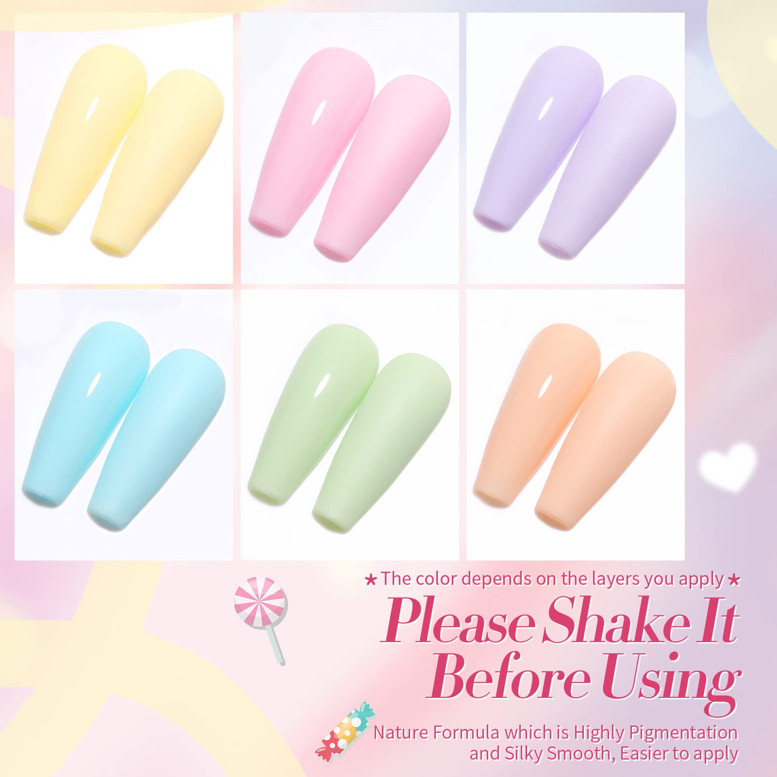 Born Pretty bottle close-up label showing 7ml and color, clear product identification benefit
